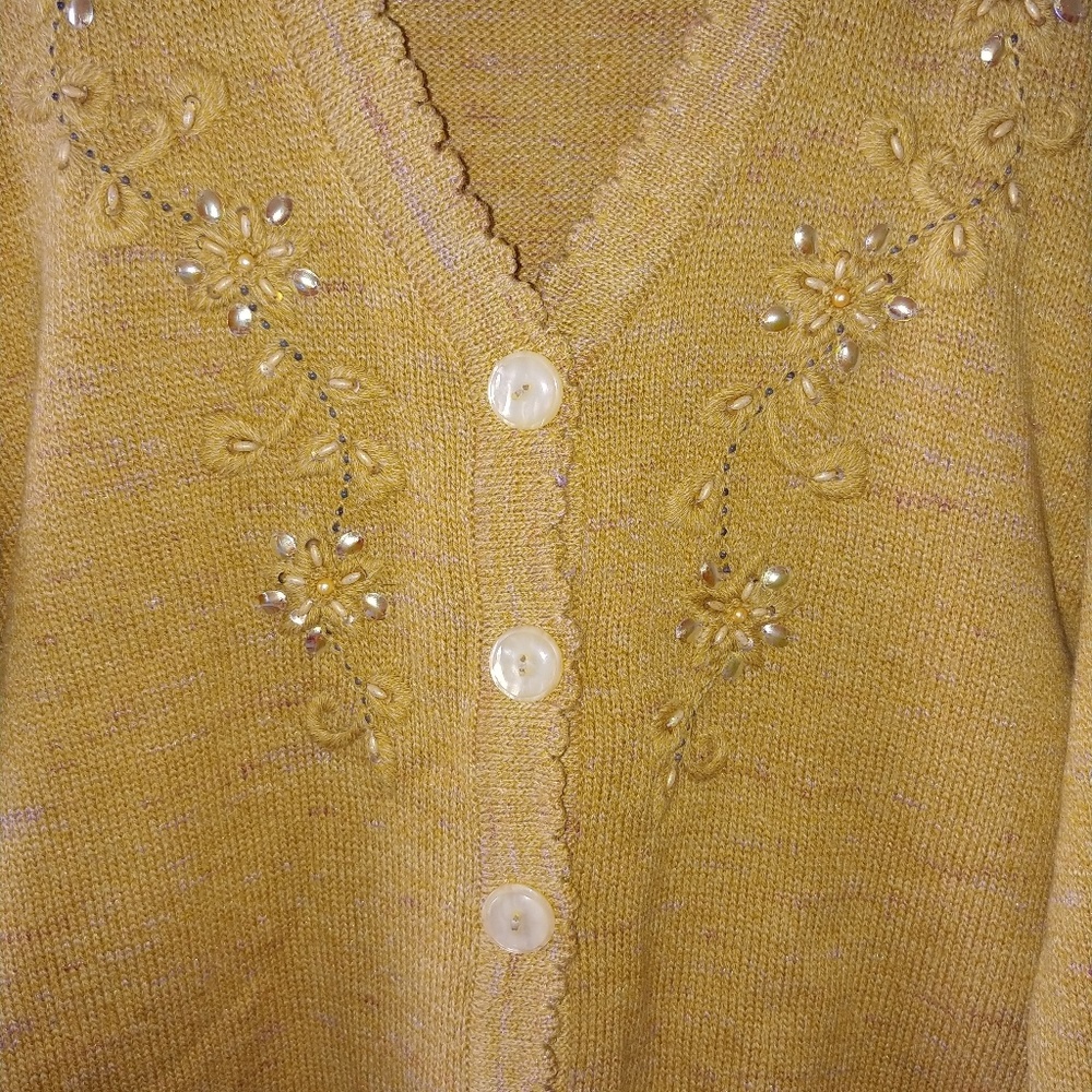 Creatively Designed Button Down V Neck Cardigans - image 3